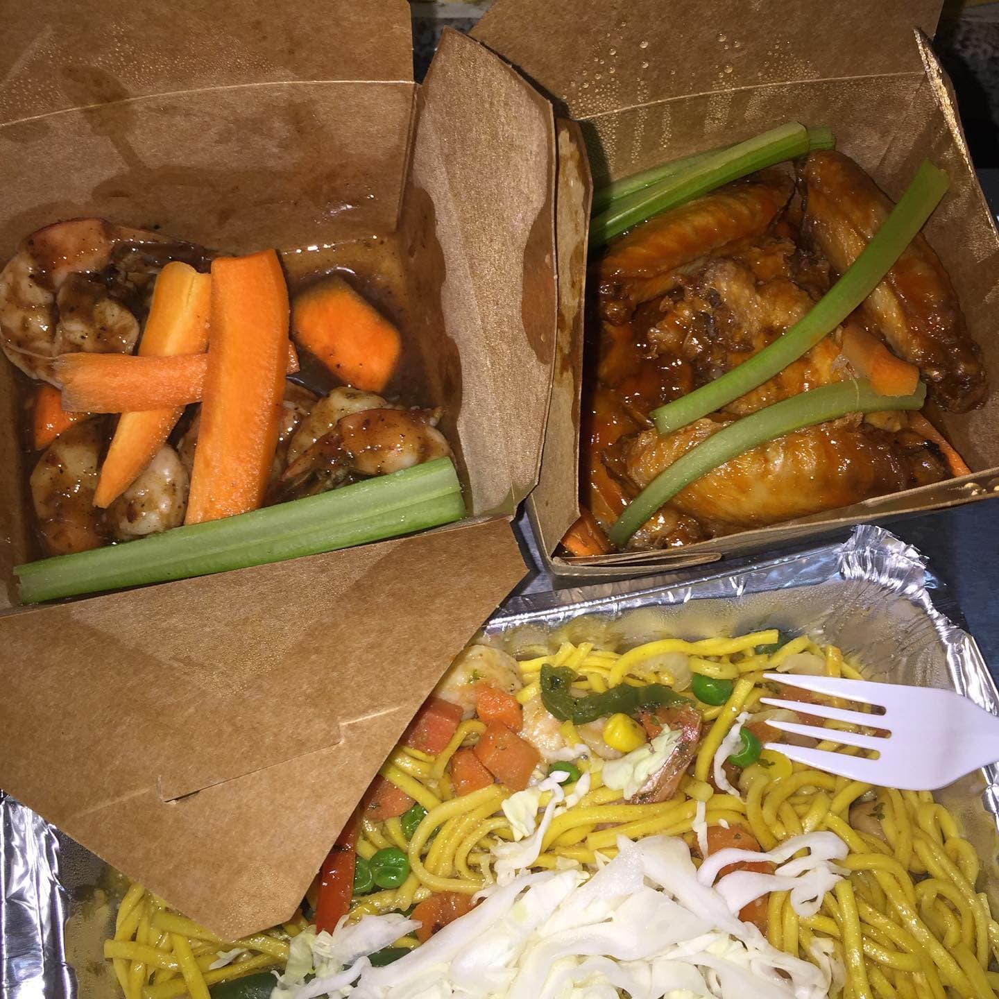 Foundation Lounge caribbean fusion takeout wings shrimp chow mein foundation lounge - Contemporary Fusion Brooklyn