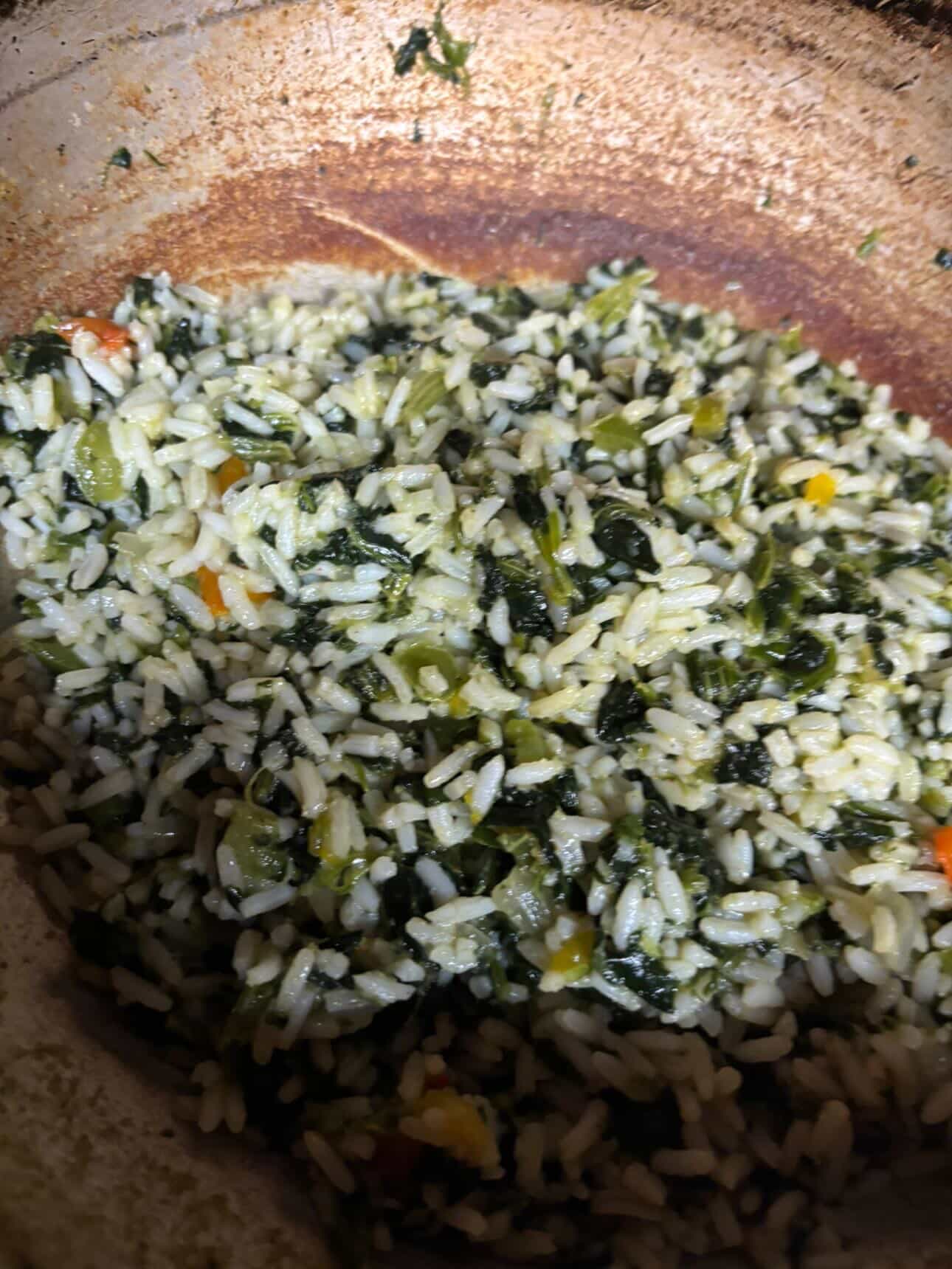 Foundation Lounge spinach infused fusion rice callaloo foundation lounge flatbush - Contemporary Fusion Brooklyn