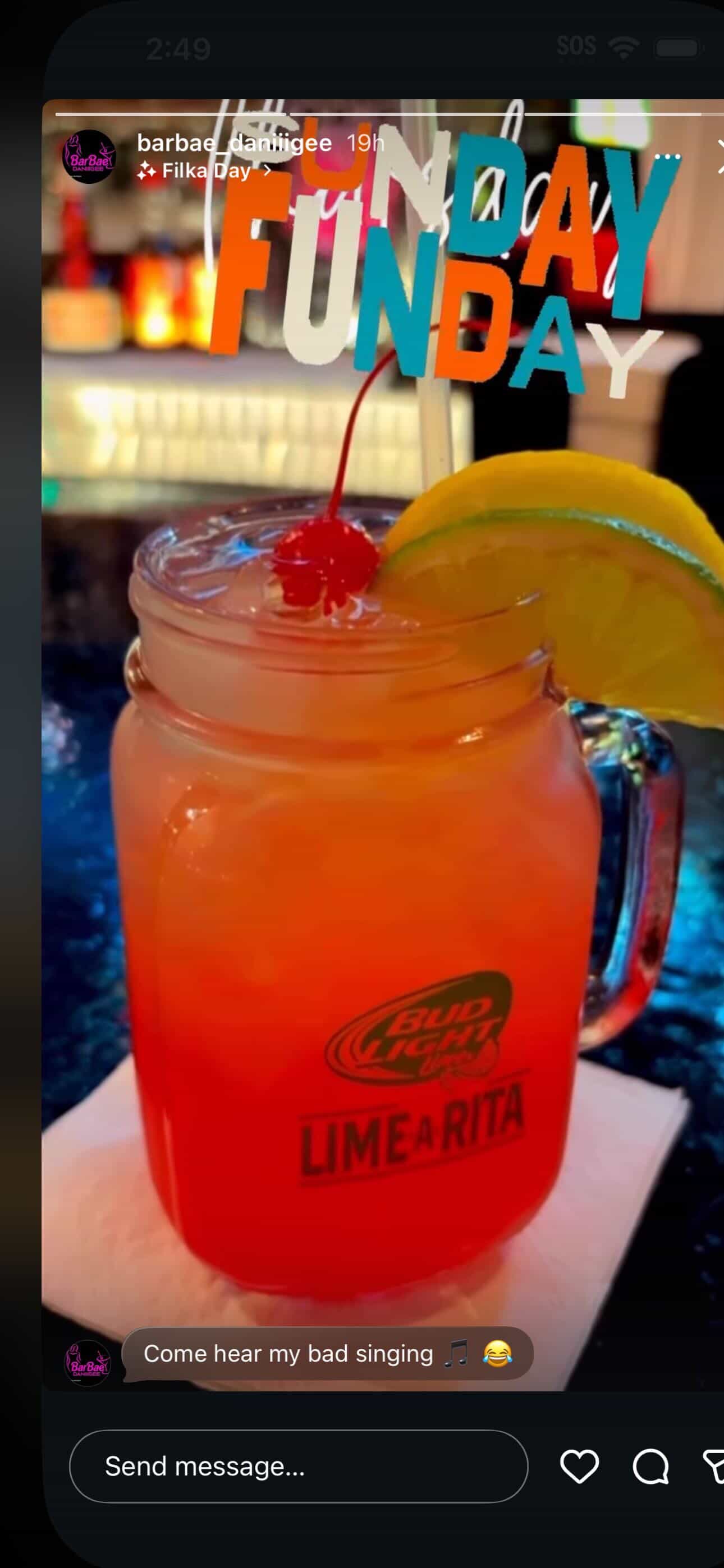 Foundation Lounge sunday funday rum punch cocktail foundation lounge brooklyn - Contemporary Fusion Brooklyn